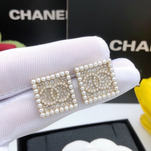 Replica Chanel Earrings For Women #1229665 $25.00 USD for Wholesale