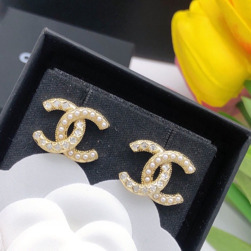 Replica Chanel Earrings For Women #1229669 $27.00 USD for Wholesale