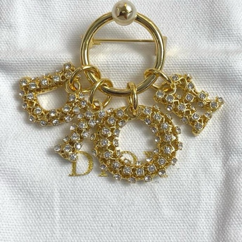 Christian Dior Brooches For Women #1229736 $38.00 USD, Wholesale Replica Christian Dior Brooches