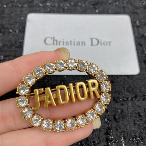 Replica Christian Dior Brooches For Women #1229741 $29.00 USD for Wholesale