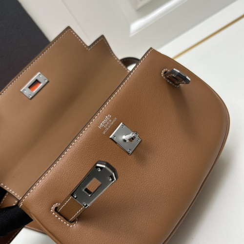 Replica Hermes AAA Quality Messenger Bags For Women #1229744 $108.00 USD for Wholesale