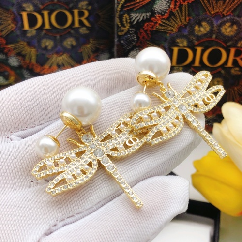 Replica Christian Dior Earrings For Women #1229774 $29.00 USD for Wholesale