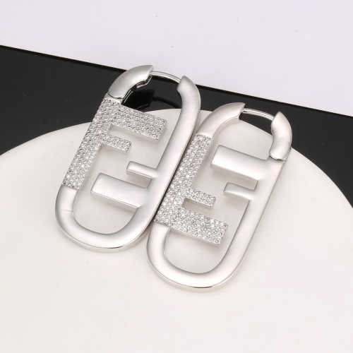 Replica Fendi Earrings For Women #1229788 $32.00 USD for Wholesale