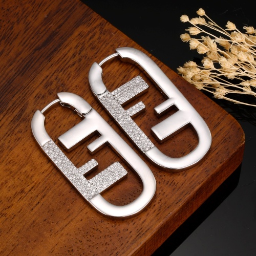 Replica Fendi Earrings For Women #1229788 $32.00 USD for Wholesale