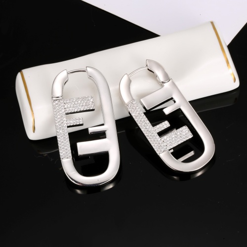 Replica Fendi Earrings For Women #1229788 $32.00 USD for Wholesale