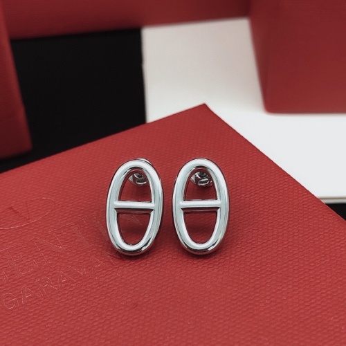 Replica Hermes Earrings For Women #1229833 $25.00 USD for Wholesale