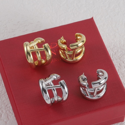 Replica Valentino Earrings For Women #1229835 $32.00 USD for Wholesale