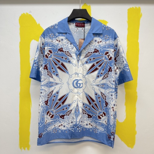 Replica Gucci Shirts Short Sleeved For Unisex #1229845 $92.00 USD for Wholesale