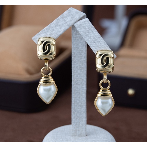 Replica Chanel Earrings For Women #1230157 $32.00 USD for Wholesale