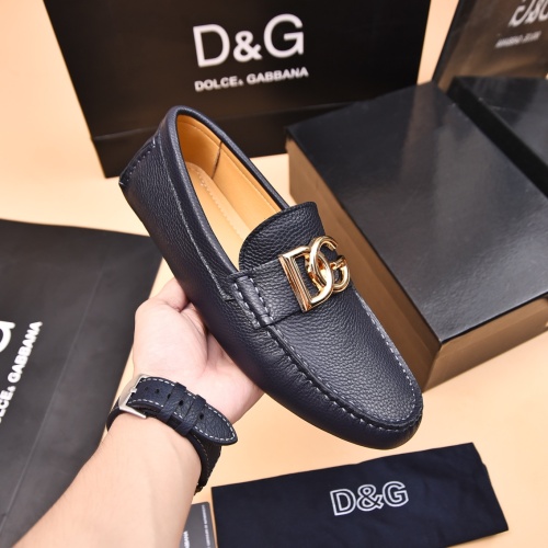 Replica Dolce & Gabbana D&G Leather Shoes For Men #1230292 $80.00 USD for Wholesale