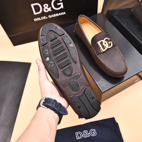 Replica Dolce & Gabbana D&G Leather Shoes For Men #1230293 $80.00 USD for Wholesale