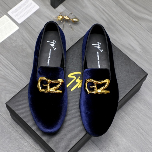 Replica Giuseppe Zanotti GZ Leather Shoes For Men #1230308 $76.00 USD for Wholesale