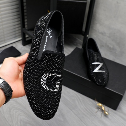 Replica Giuseppe Zanotti GZ Leather Shoes For Men #1230311 $76.00 USD for Wholesale