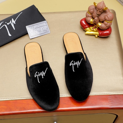 Replica Giuseppe Zanotti GZ Slippers For Men #1230314 $76.00 USD for Wholesale