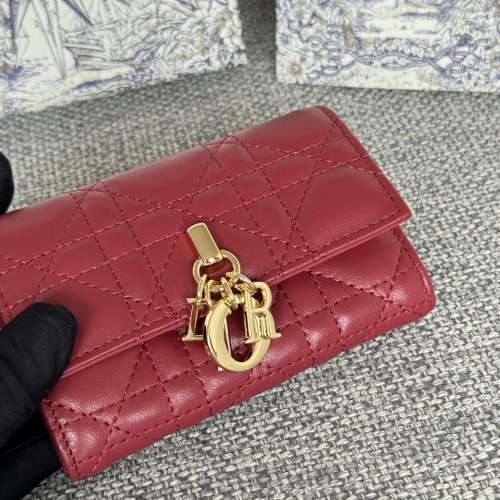 Replica Christian Dior AAA Wallets For Women #1230318 $85.00 USD for Wholesale