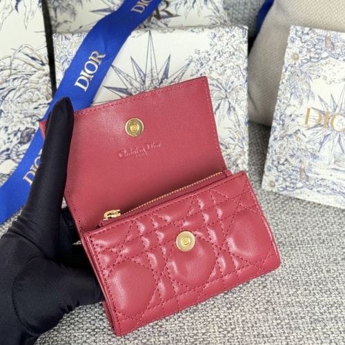 Replica Christian Dior AAA Wallets For Women #1230318 $85.00 USD for Wholesale