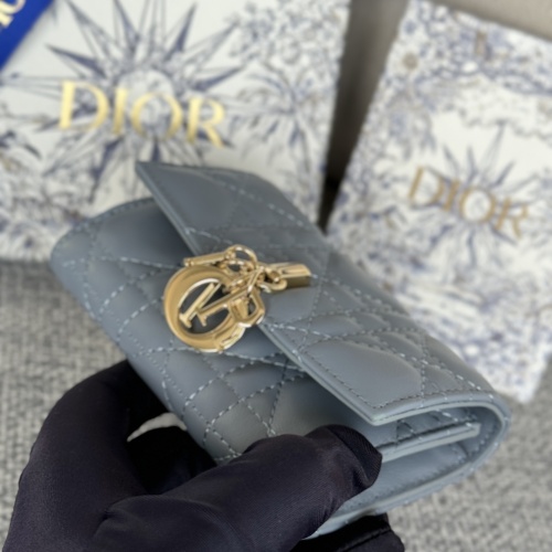 Replica Christian Dior AAA Wallets For Women #1230319 $85.00 USD for Wholesale