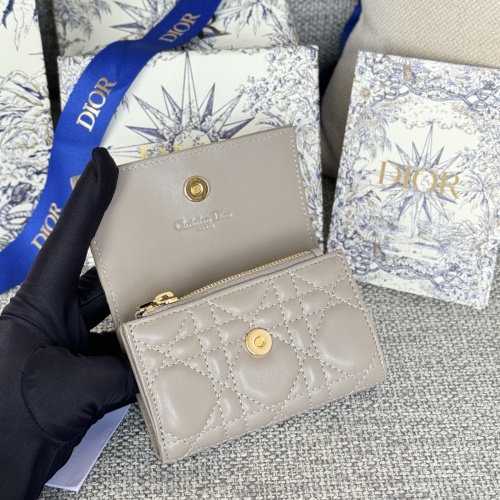 Replica Christian Dior AAA Wallets For Women #1230322 $85.00 USD for Wholesale