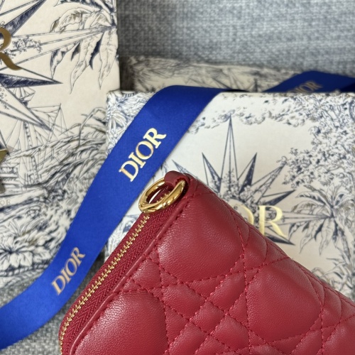 Replica Christian Dior AAA Wallets For Women #1230330 $92.00 USD for Wholesale