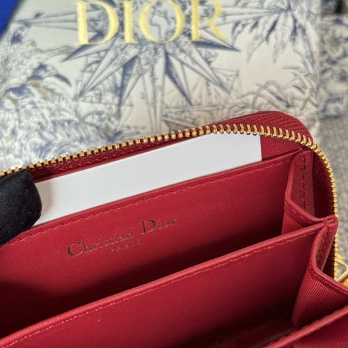 Replica Christian Dior AAA Wallets For Women #1230330 $92.00 USD for Wholesale