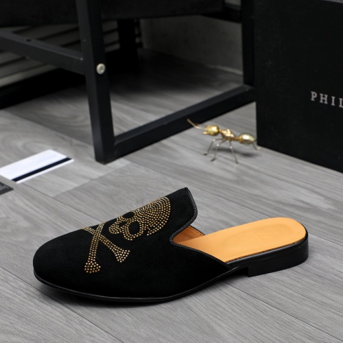 Replica Philipp Plein PP Slippers For Men #1230348 $72.00 USD for Wholesale