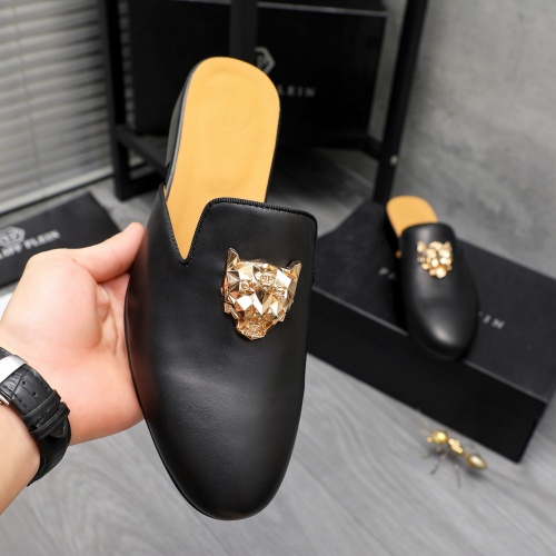 Replica Philipp Plein PP Slippers For Men #1230350 $72.00 USD for Wholesale