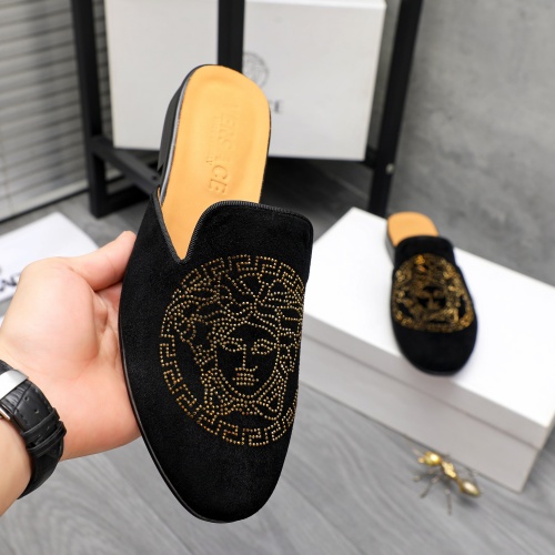 Replica Versace Slippers For Men #1230352 $72.00 USD for Wholesale