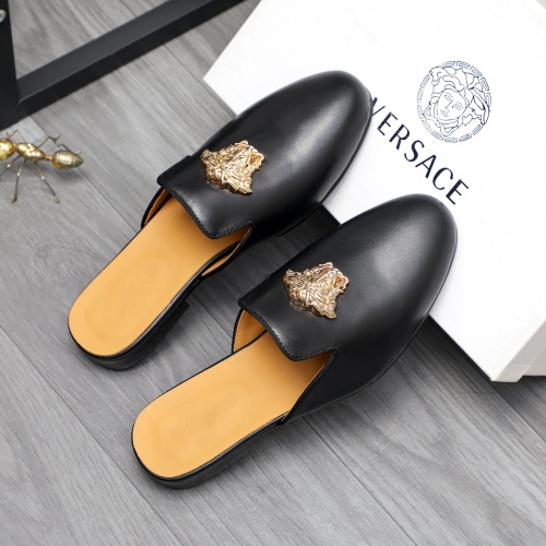 Replica Versace Slippers For Men #1230355 $72.00 USD for Wholesale