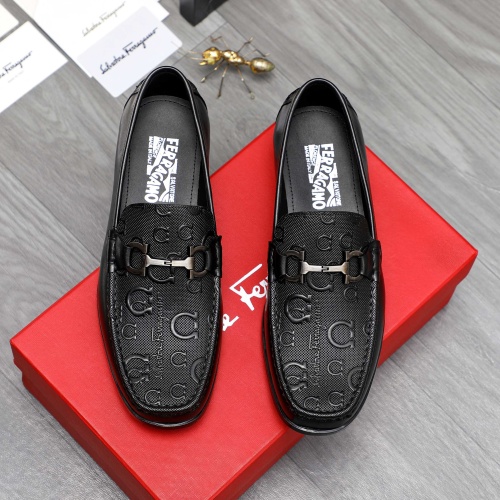 Salvatore Ferragamo Leather Shoes For Men #1230362 $82.00 USD, Wholesale Replica Salvatore Ferragamo Leather Shoes