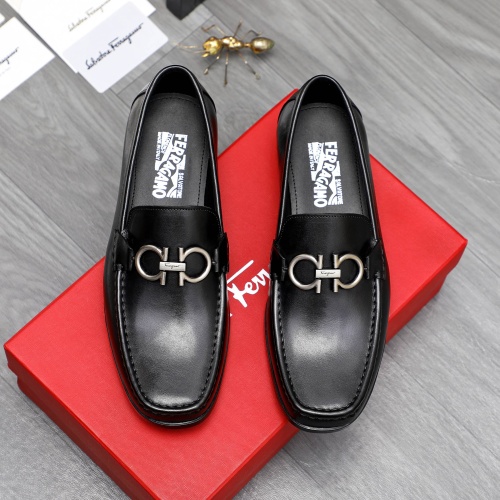 Salvatore Ferragamo Leather Shoes For Men #1230363 $82.00 USD, Wholesale Replica Salvatore Ferragamo Leather Shoes