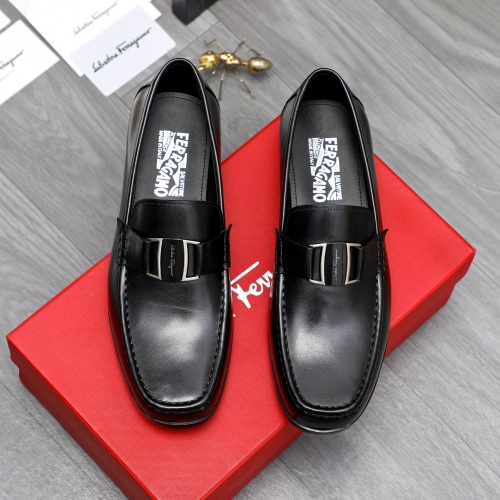 Salvatore Ferragamo Leather Shoes For Men #1230365 $82.00 USD, Wholesale Replica Salvatore Ferragamo Leather Shoes