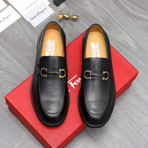 Salvatore Ferragamo Leather Shoes For Men #1230371 $88.00 USD, Wholesale Replica Salvatore Ferragamo Leather Shoes