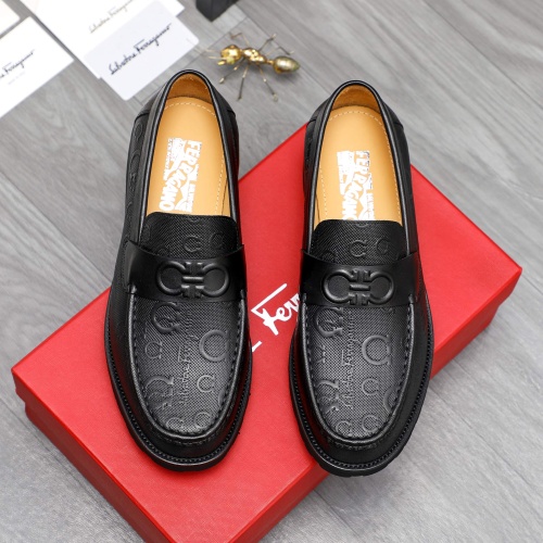 Salvatore Ferragamo Leather Shoes For Men #1230372 $88.00 USD, Wholesale Replica Salvatore Ferragamo Leather Shoes