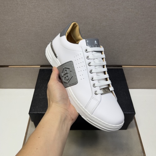 Replica Philipp Plein PP Casual Shoes For Men #1230392 $88.00 USD for Wholesale