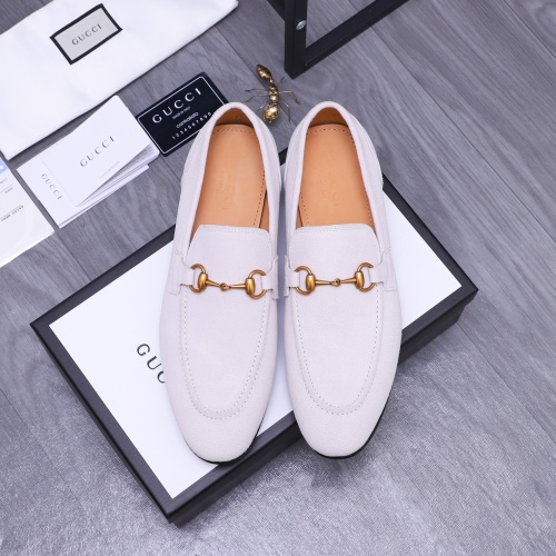 Replica Gucci Oxfords Shoes For Men #1230477 $88.00 USD for Wholesale