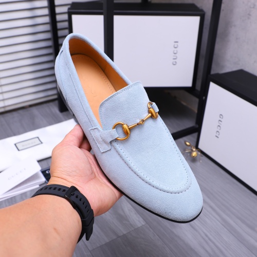 Replica Gucci Oxfords Shoes For Men #1230478 $88.00 USD for Wholesale