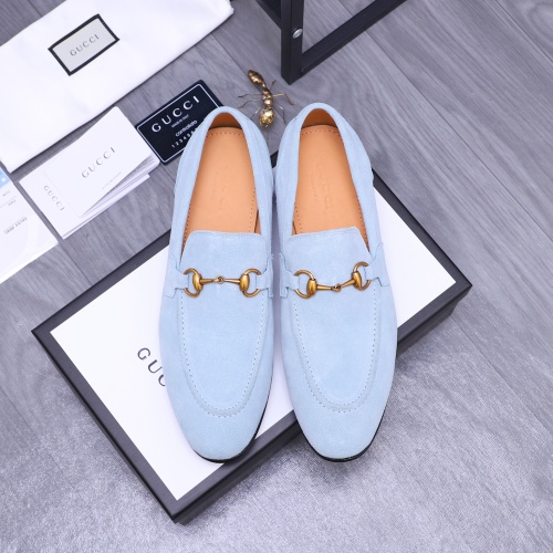 Replica Gucci Oxfords Shoes For Men #1230478 $88.00 USD for Wholesale