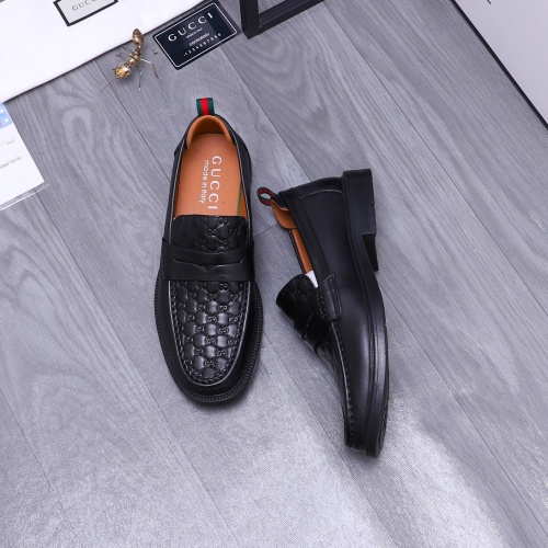 Replica Gucci Oxfords Shoes For Men #1230482 $88.00 USD for Wholesale