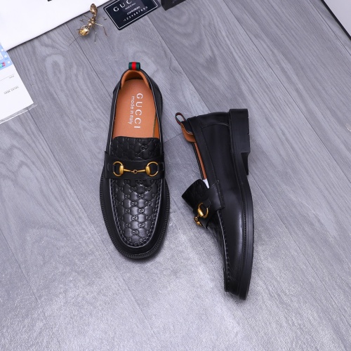 Replica Gucci Oxfords Shoes For Men #1230483 $88.00 USD for Wholesale