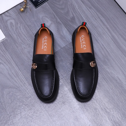 Replica Gucci Oxfords Shoes For Men #1230489 $88.00 USD for Wholesale