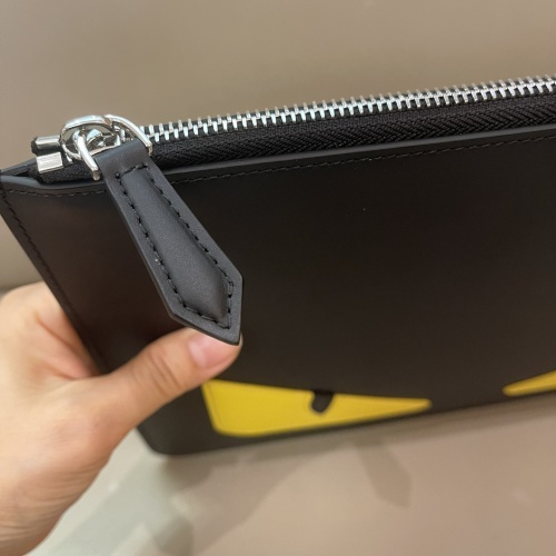 Replica Fendi AAA Man Wallets #1230501 $108.00 USD for Wholesale