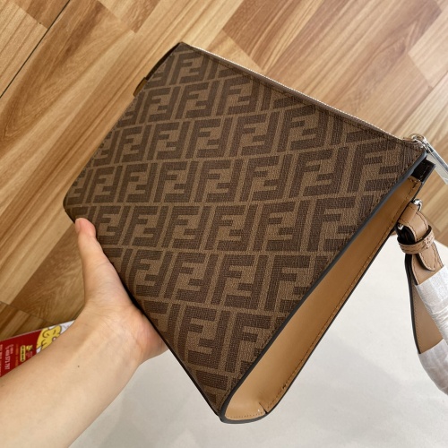 Replica Fendi AAA Man Wallets #1230502 $122.00 USD for Wholesale