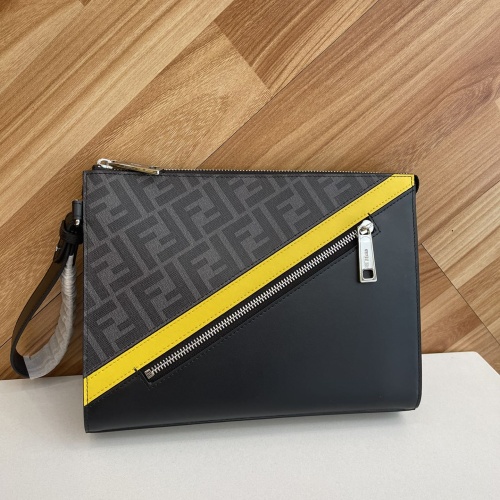 Fendi AAA Man Wallets #1230503 $122.00 USD, Wholesale Replica Fendi AAA Man Wallets