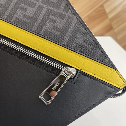 Replica Fendi AAA Man Wallets #1230503 $122.00 USD for Wholesale