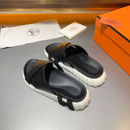 Replica Hermes Slippers For Men #1230505 $128.00 USD for Wholesale