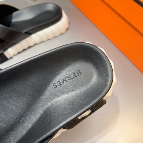 Replica Hermes Slippers For Men #1230505 $128.00 USD for Wholesale