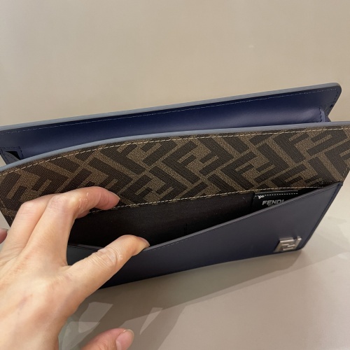 Replica Fendi AAA Man Wallets #1230507 $140.00 USD for Wholesale