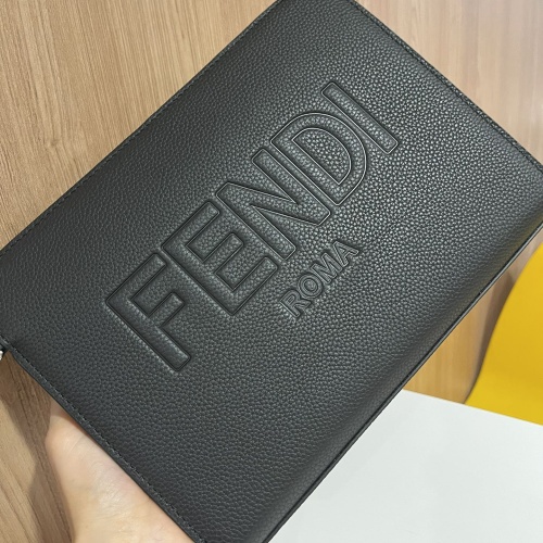 Replica Fendi AAA Man Wallets #1230509 $150.00 USD for Wholesale