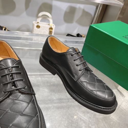 Replica Bottega Veneta BV Leather Shoes For Men #1230517 $150.00 USD for Wholesale