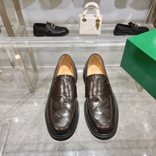 Replica Bottega Veneta BV Leather Shoes For Men #1230518 $150.00 USD for Wholesale